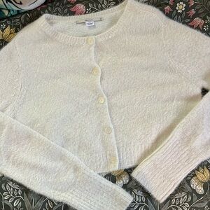 Urban outfitters kimchi blue cream fuzzy sweater